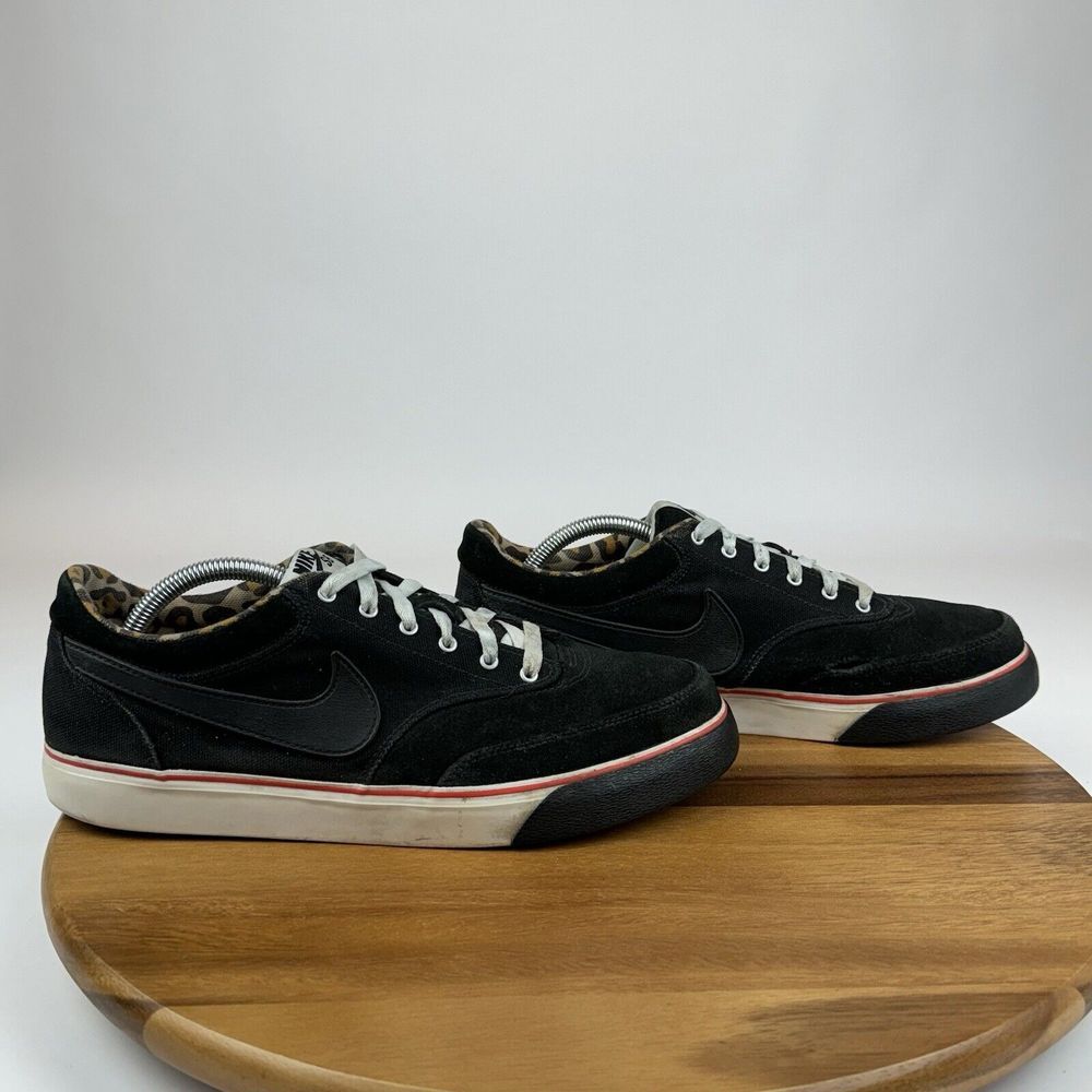 Mens Nike SB Zoom Air Harbor Black Leopard Casual Skate Sneakers Shoes Size 10.5